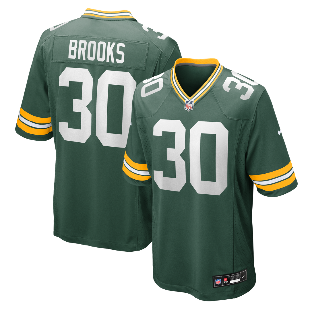 Chris Brooks Green Bay Packers Team Game Jersey - Green