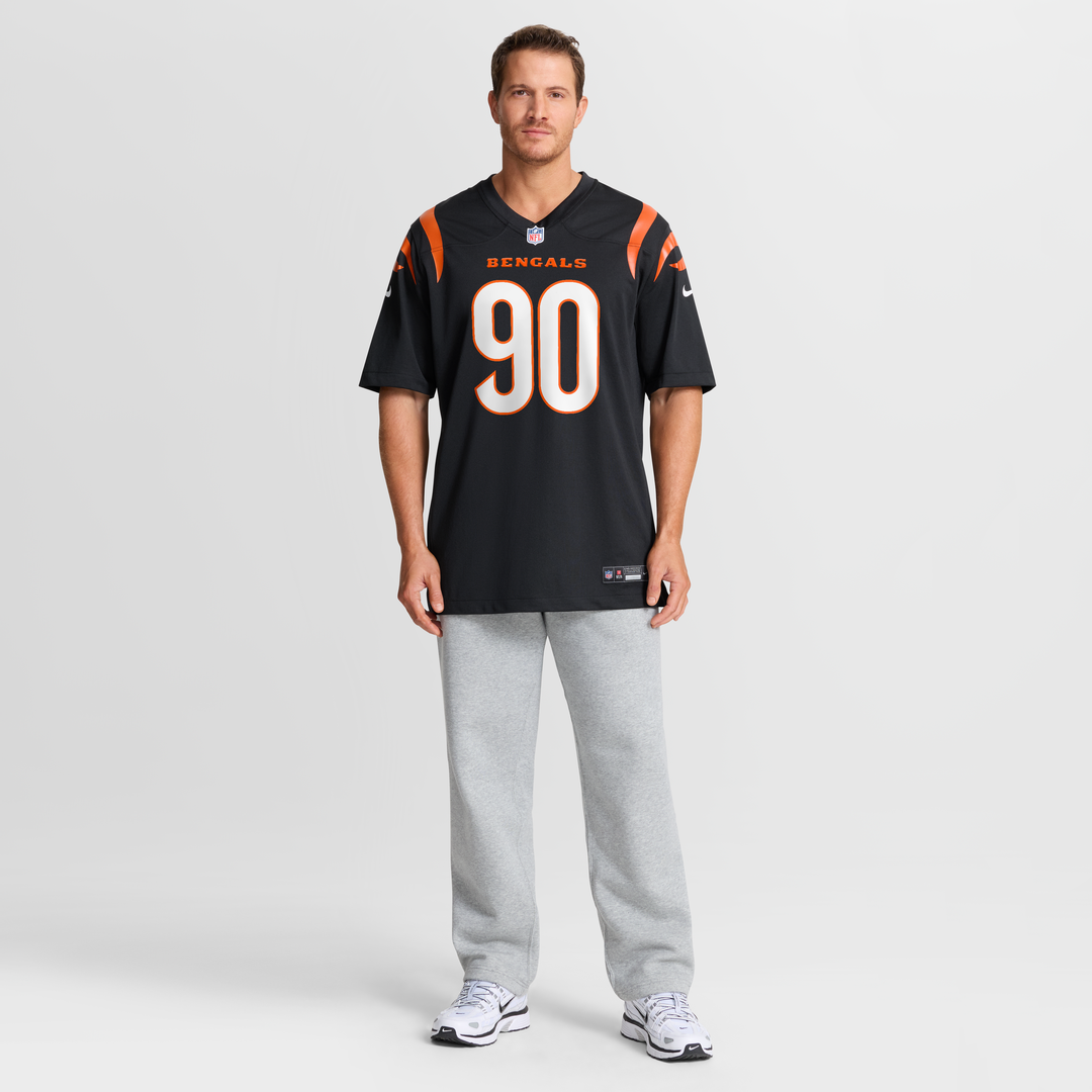 Kris Jenkins Jr. Cincinnati Bengals Game Jersey - Black