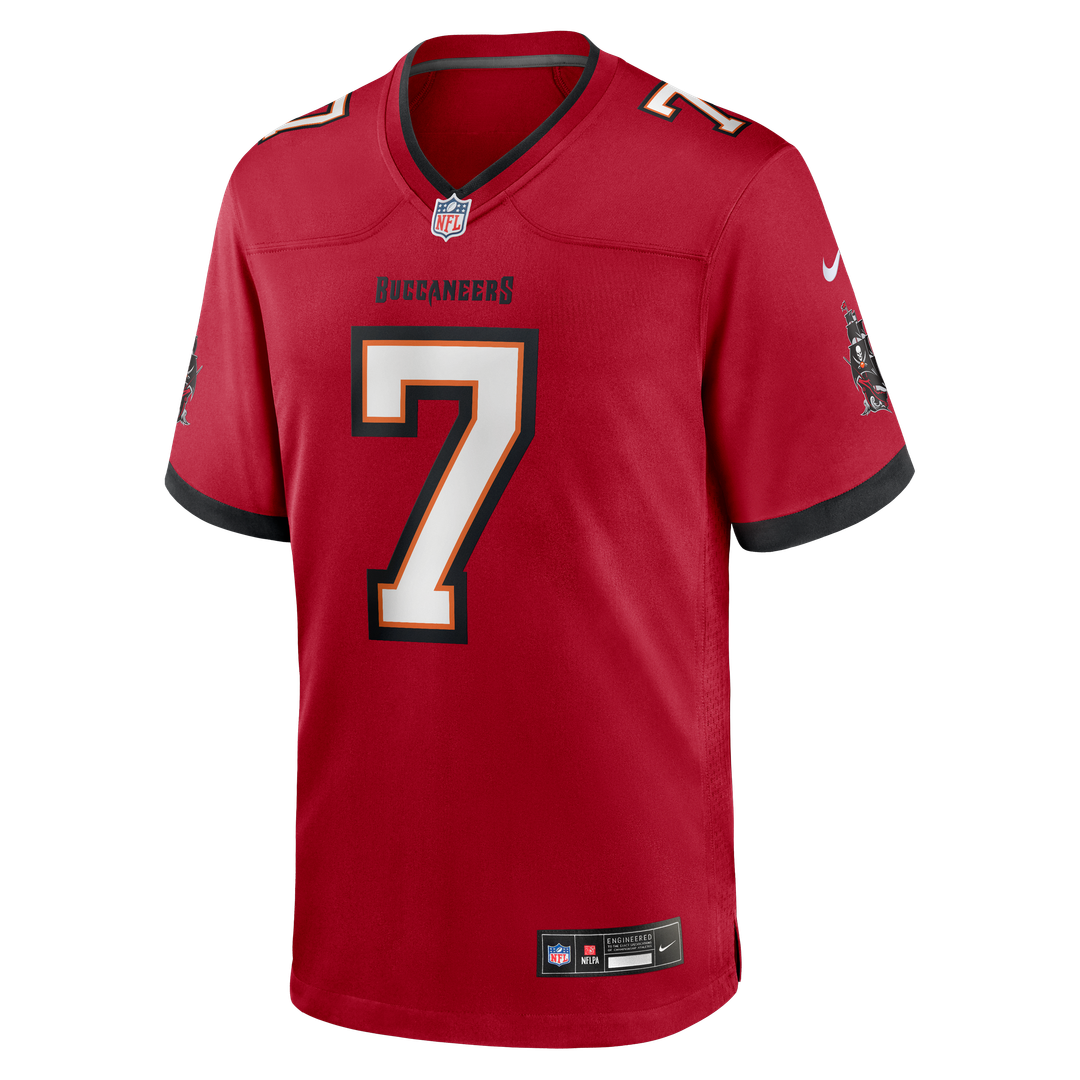 Bucky Irving Tampa Bay Buccaneers Game Jersey - Red
