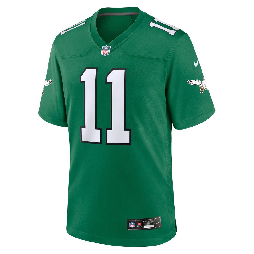 A.J. Brown Philadelphia Eagles Team Game Jersey - Midnight Green