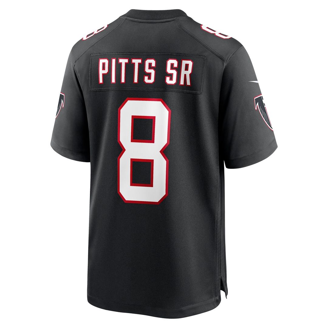 Kyle Pitts Sr. Atlanta Falcons Alternate Game Jersey - Black