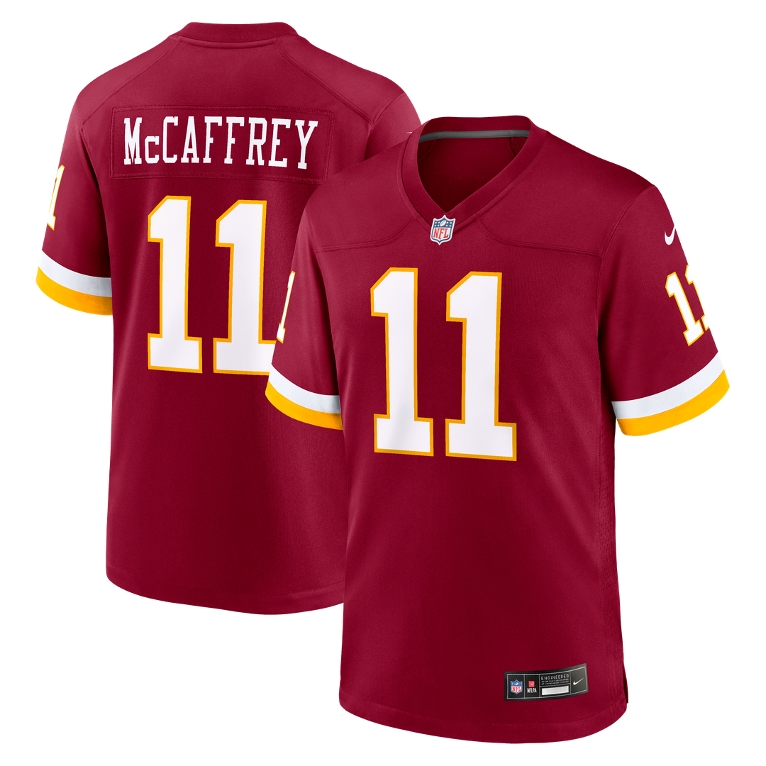 Luke McCaffrey Washington Commanders Hail Raiser Alternate Game Jersey - Black