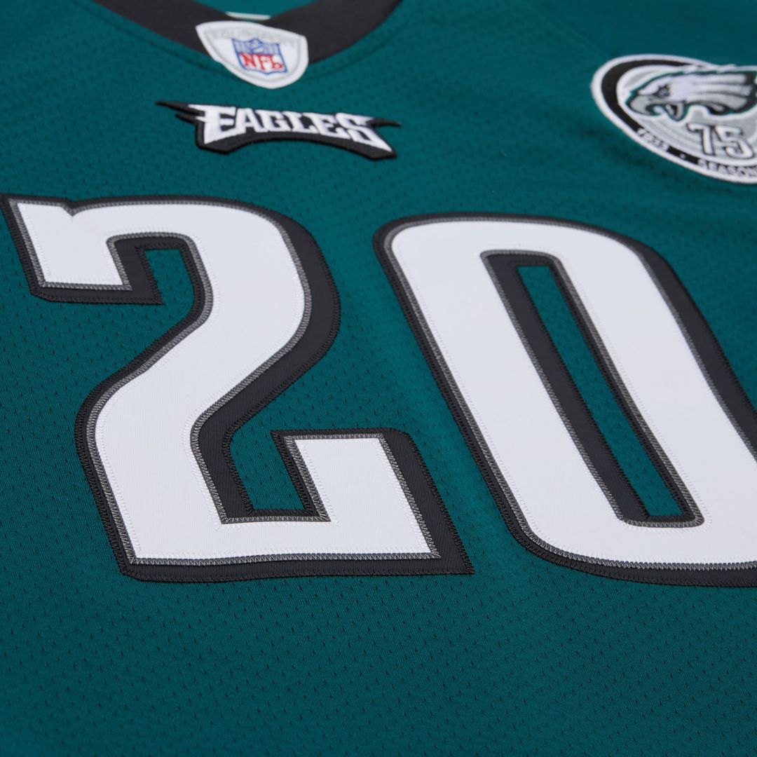 Brian Dawkins Philadelphia Eagles 2007 Authentic Throwback Retired Player Jersey - Green