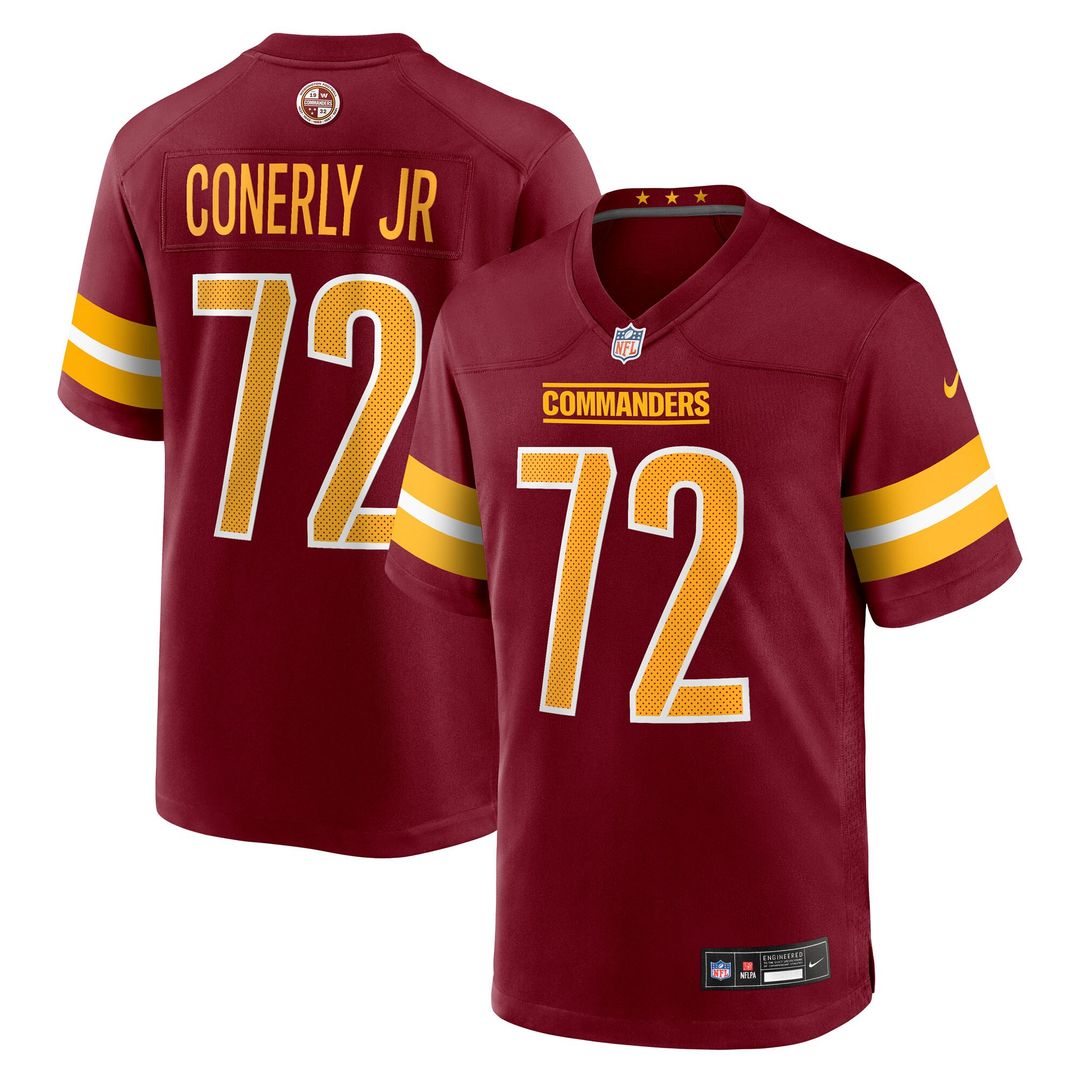 Josh Conerly Jr. Washington Commanders Team Game Jersey - Burgundy
