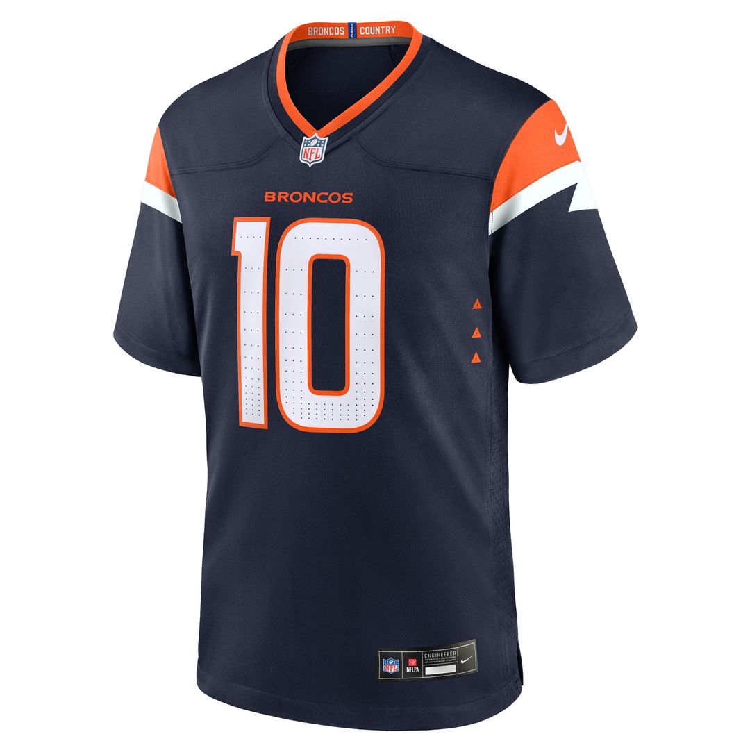 Bo Nix Denver Broncos Alternate Game Jersey - Navy