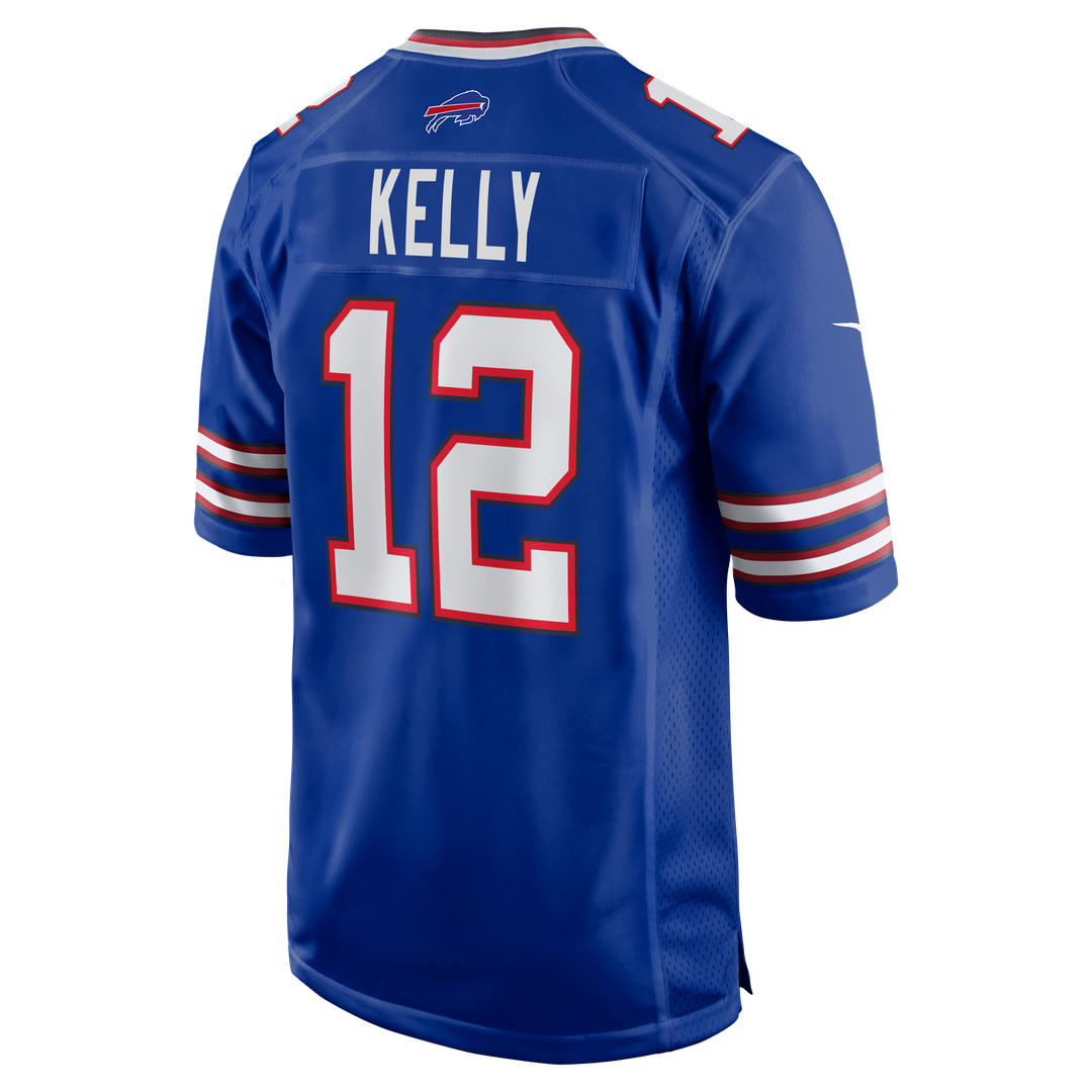 Jim Kelly Buffalo Bills Game Retired Player Jersey - Royal