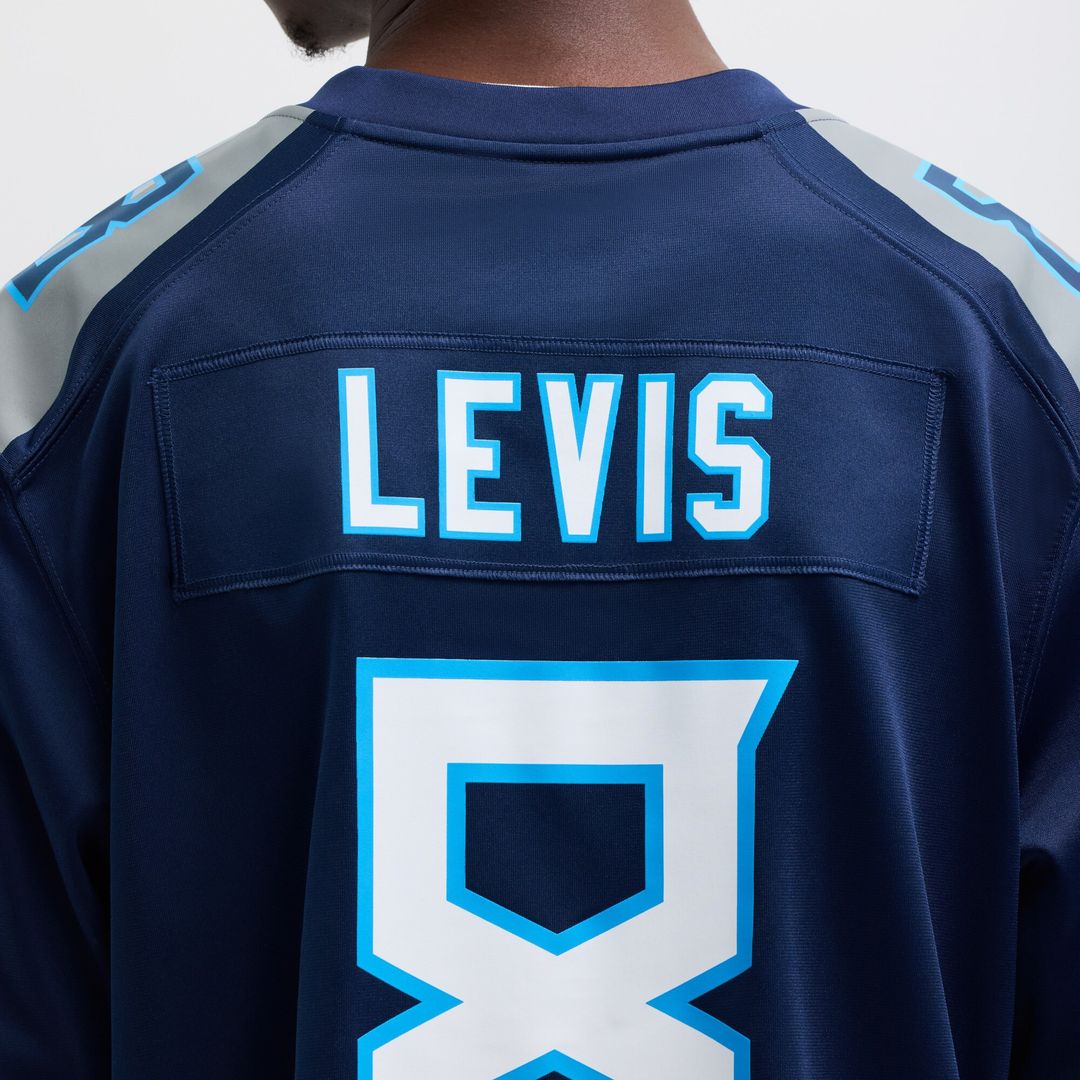Will Levis Tennessee Titans Game Jersey - Navy