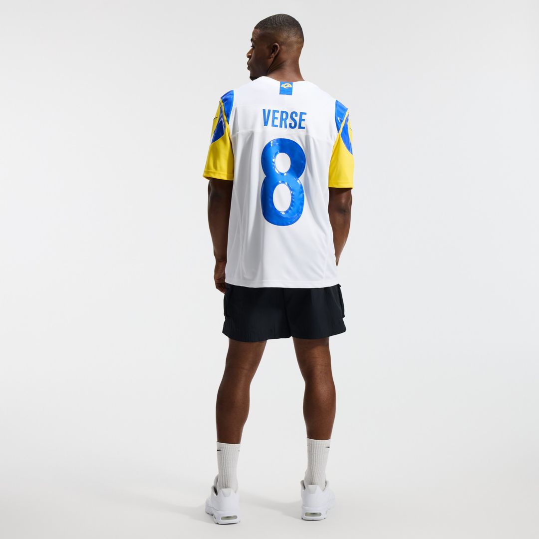 Jared Verse Los Angeles Rams Vapor F.U.S.E. Stitched Limited Jersey - White