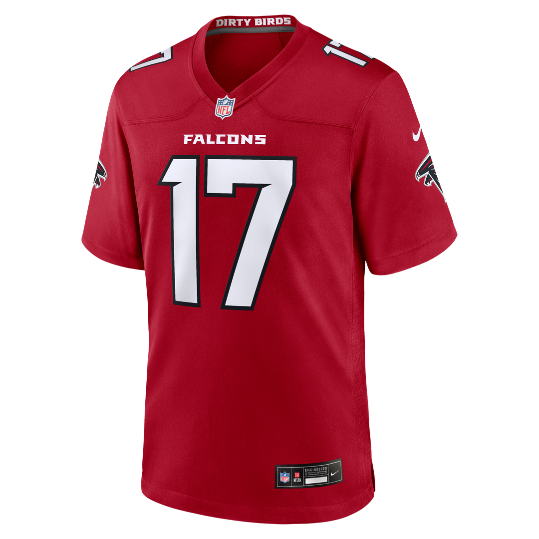 Zachariah Branch Atlanta Falcons Team Game Jersey - Red