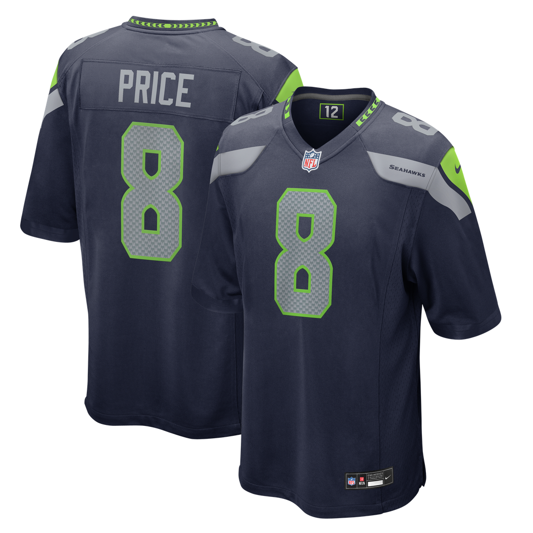 Jadarian Price Seattle Seahawks 2026 NFL Draft First Round Pick No. 32 Team Game Jersey - College Navy