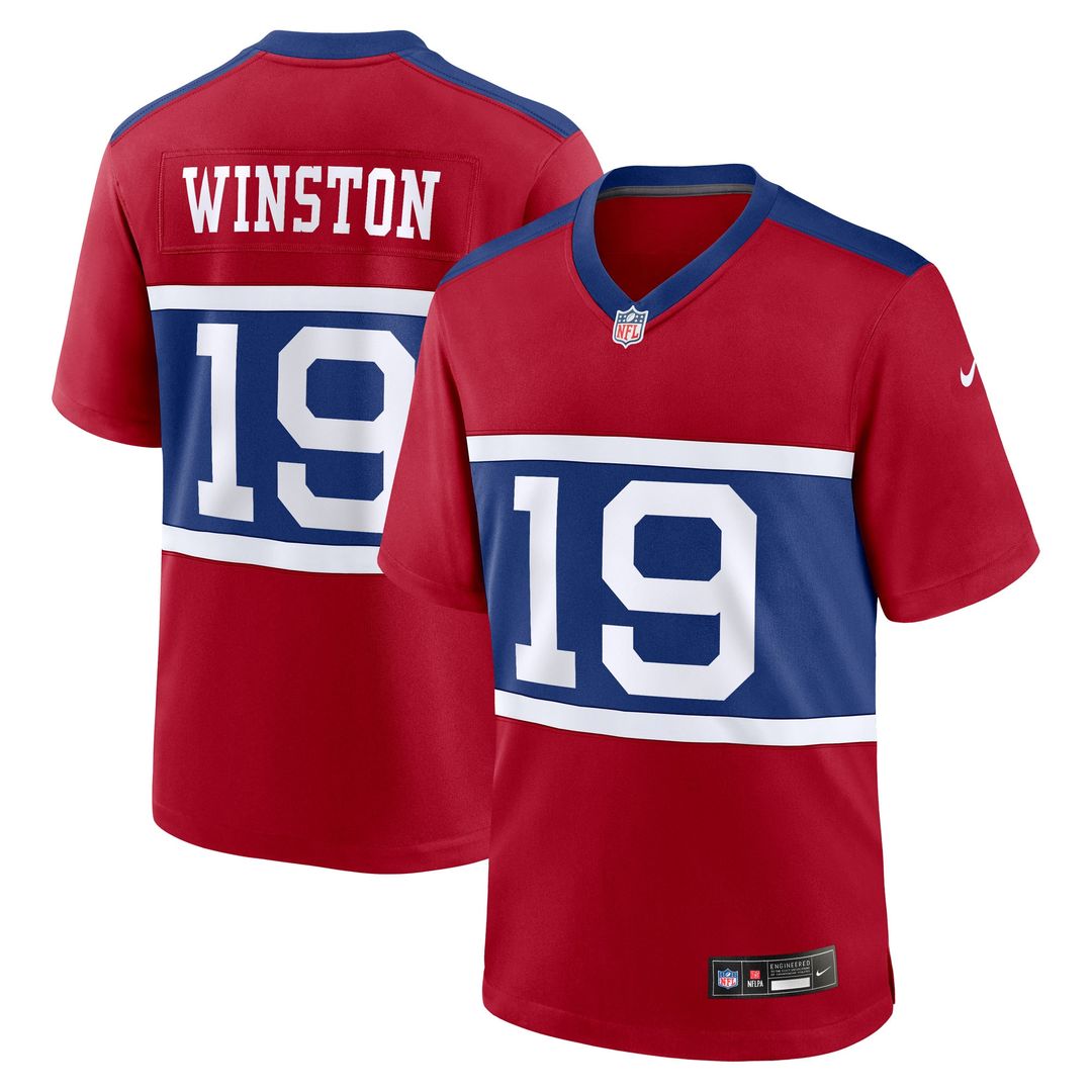 Jameis Winston New York Giants Team Game Jersey - Royal
