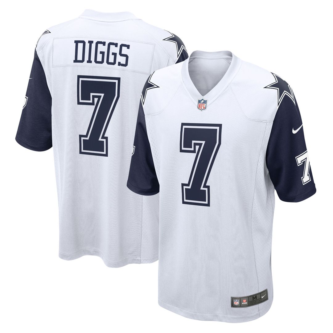 Trevon Diggs Dallas Cowboys Alternate Game Team Jersey - White
