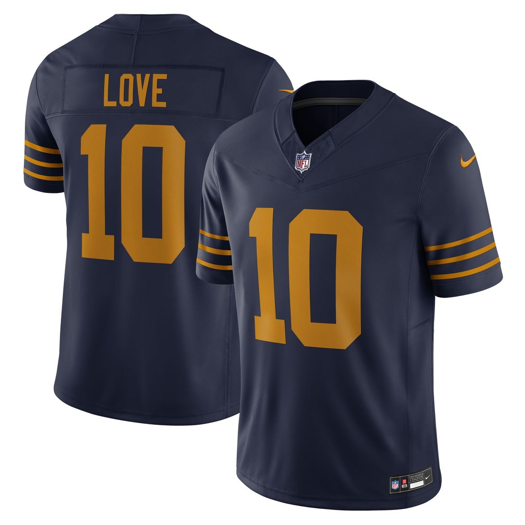 Love Green Bay Packers The 1923 Classic Vapor F.U.S.E. Limited Jersey - Navy