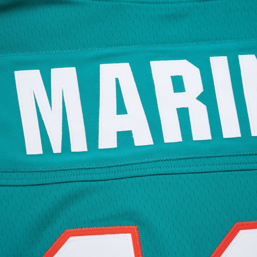 Dan Marino Miami Dolphins Player Name & Number Hoodie Legacy Jersey - Aqua