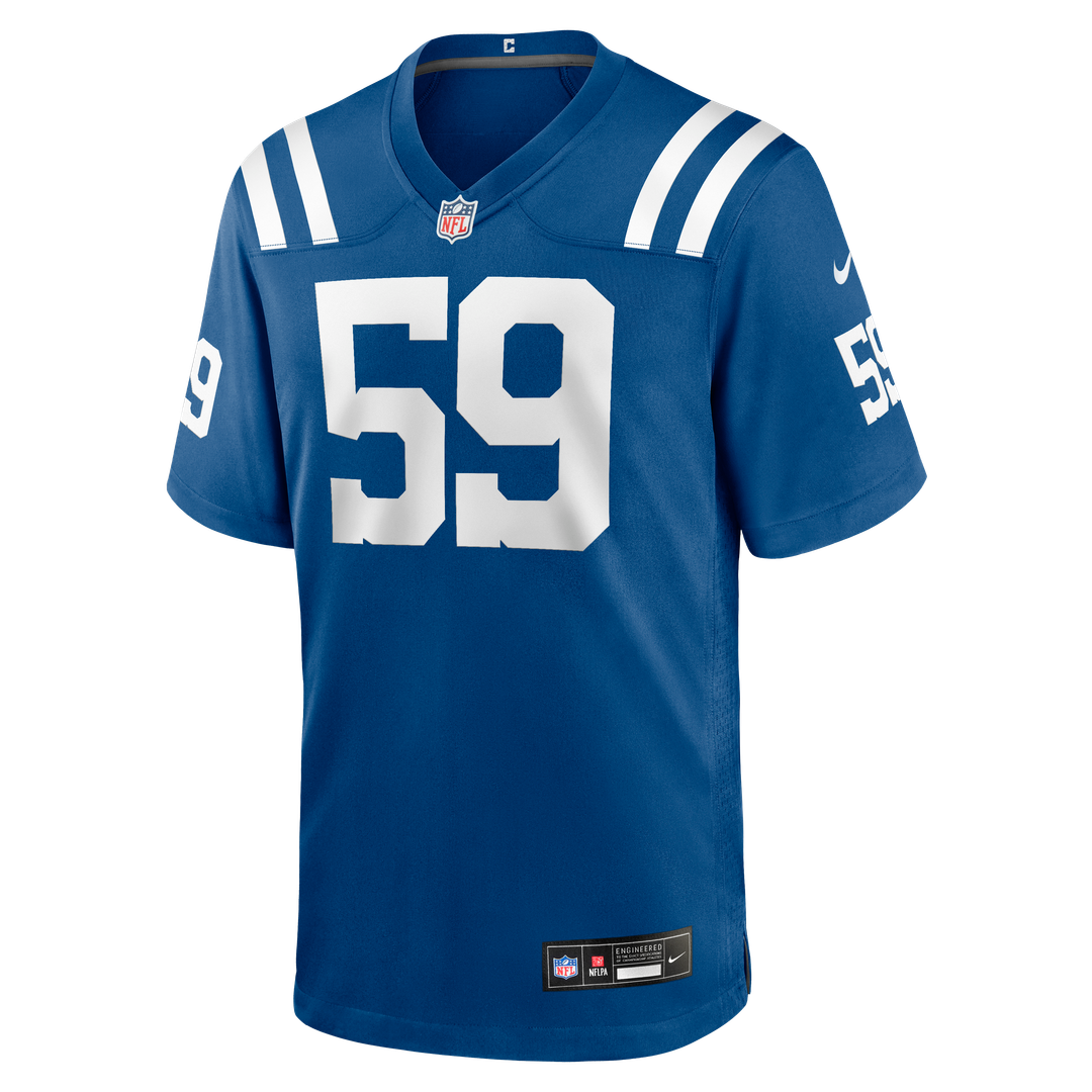 Buddy Johnson Indianapolis Colts Team Game Jersey - Royal