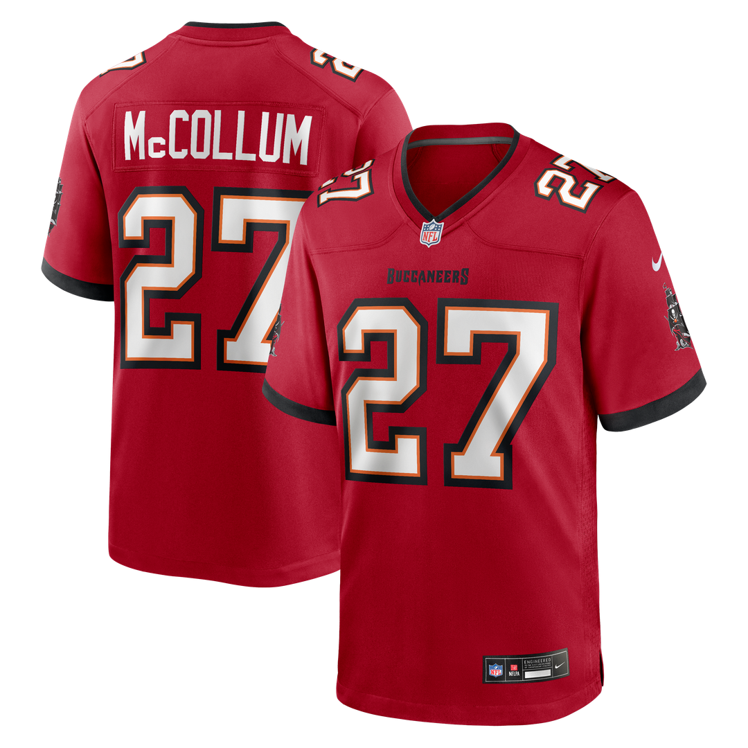 Zyon McCollum Tampa Bay Buccaneers Game Player Jersey - Red