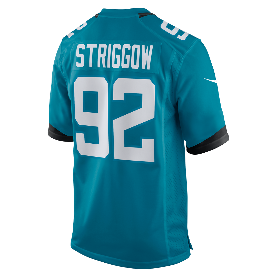 Danny Striggow Jacksonville Jaguars Team Game Jersey - Teal