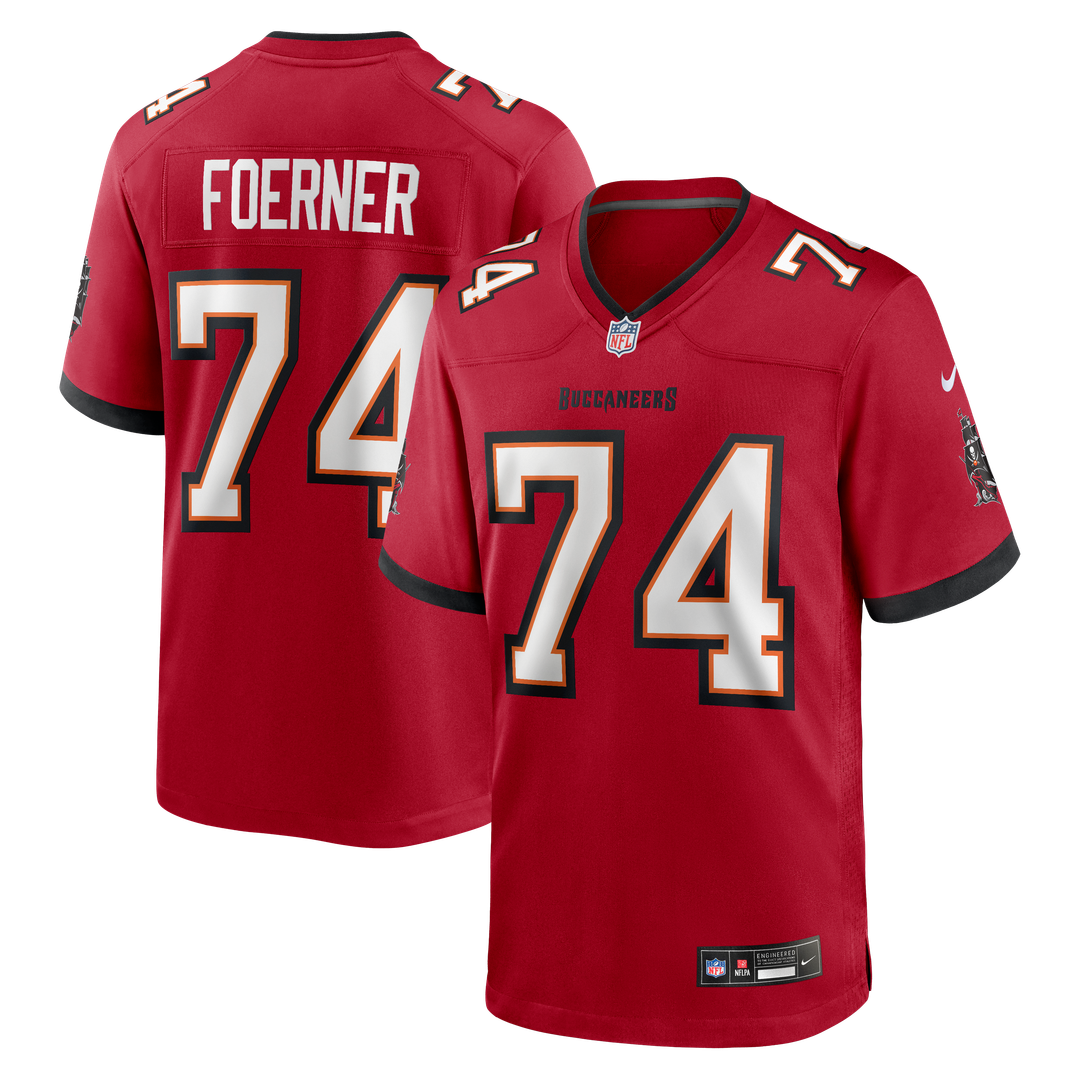 Marshall Foerner Tampa Bay Buccaneers Team Game Jersey - Red