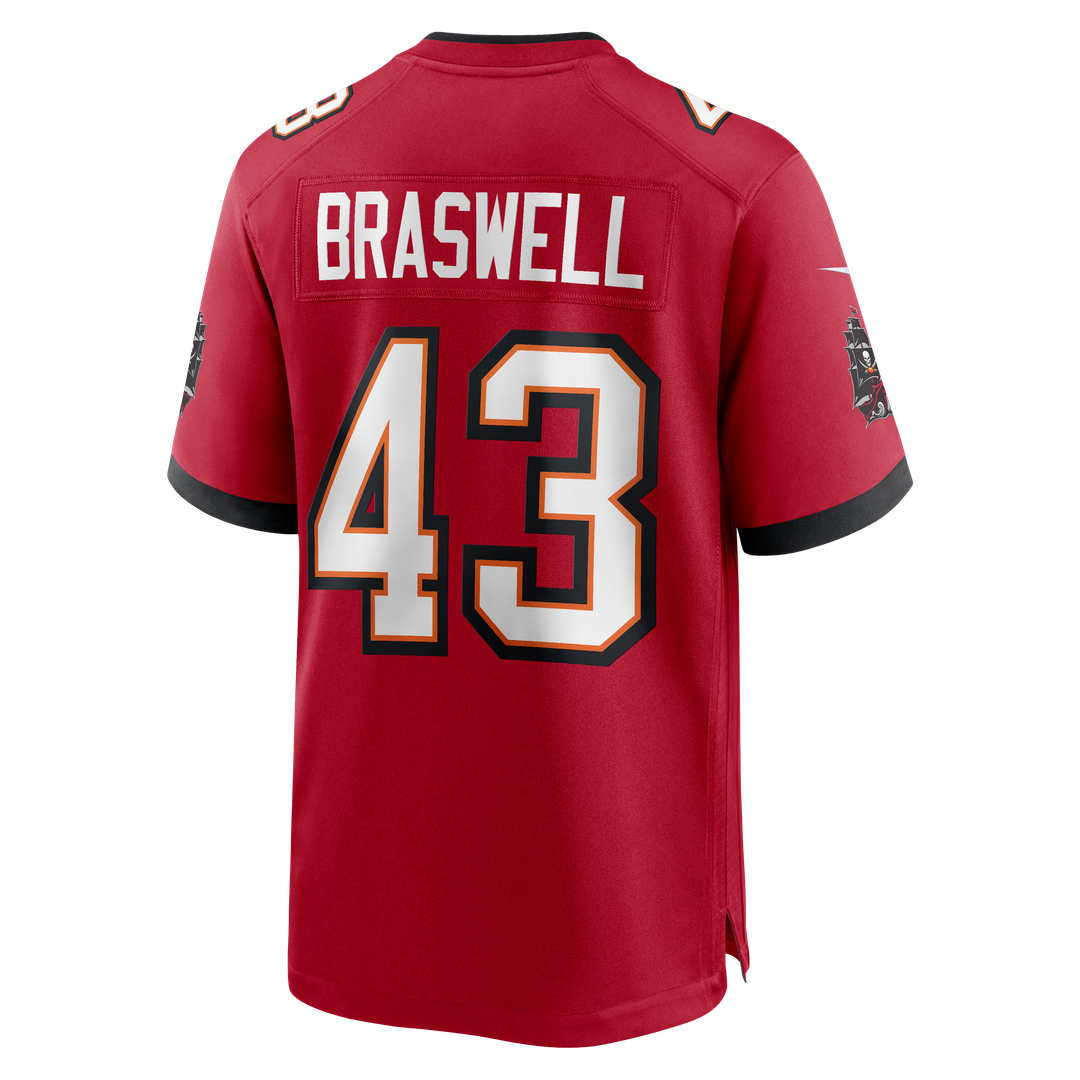 Chris Braswell Tampa Bay Buccaneers Game Jersey - Red
