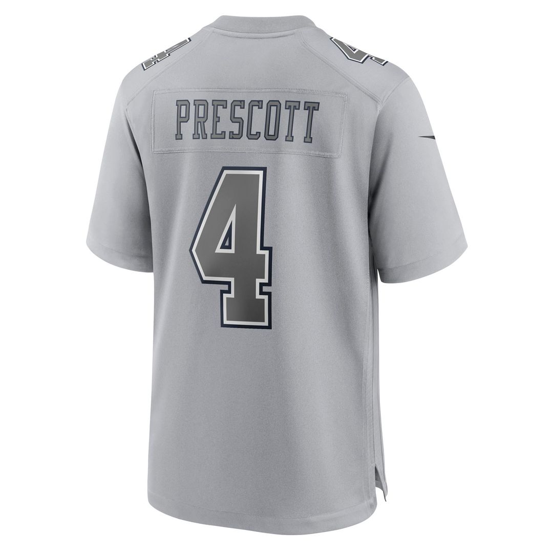Dak Prescott Dallas Cowboys Atmosphere Fashion Game Jersey - Gray