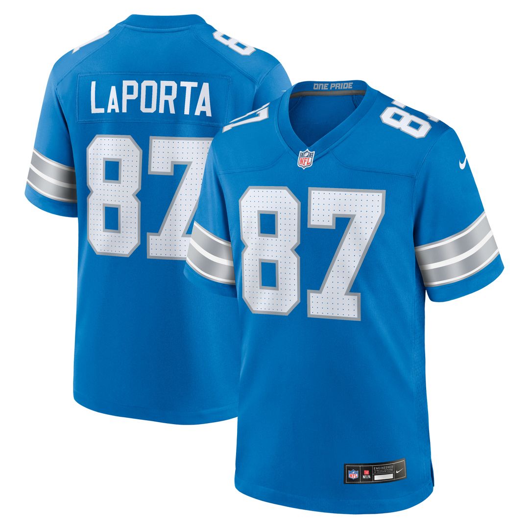 Sam LaPorta Detroit Lions 2nd Alternate Game Jersey - Black