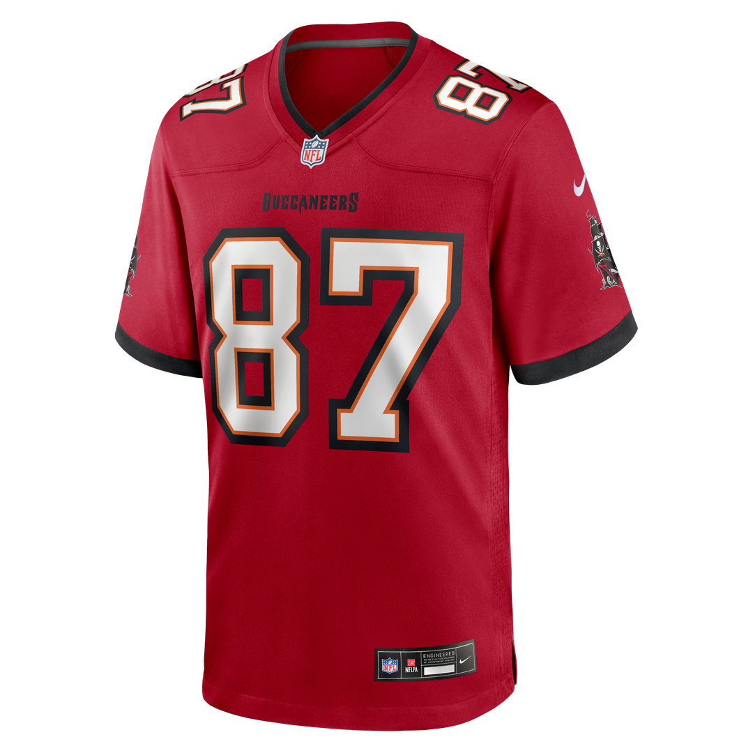 Payne Durham Tampa Bay Buccaneers Game Jersey - Red