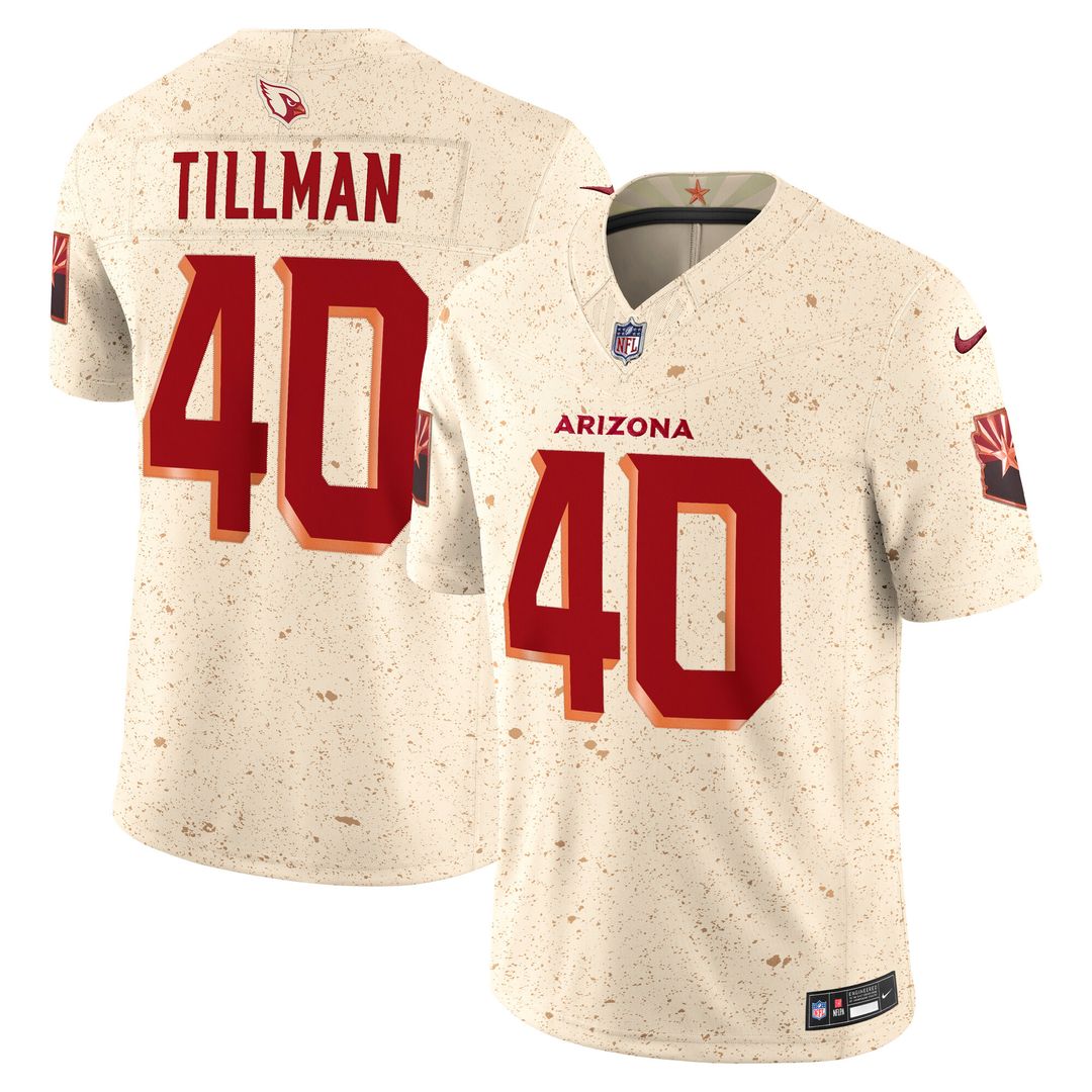 Pat Tillman Arizona Cardinals 2025 Rivalries Collection Stitched Limited Jersey - Natural