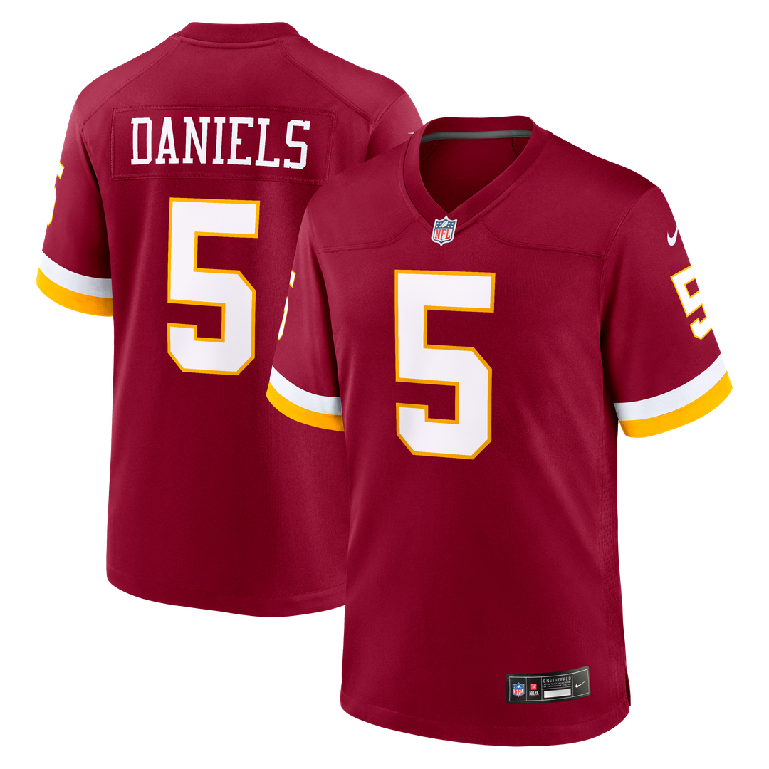 Hail Raiser Jayden Daniels Washington Commanders Alternate Game Jersey - Black