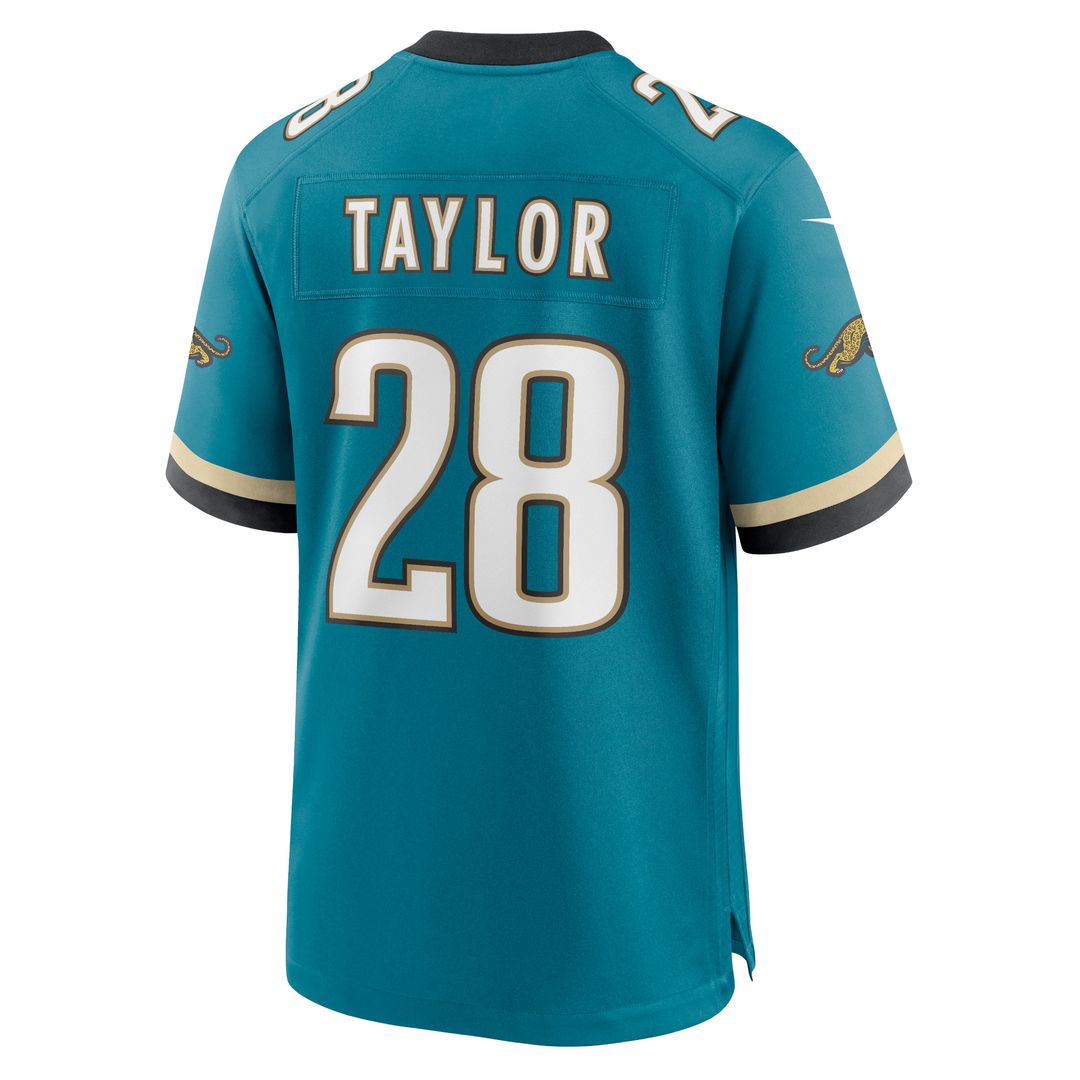 Fred Taylor Jacksonville Jaguars Prowler Throwback Retired Player Game Jersey - Teal