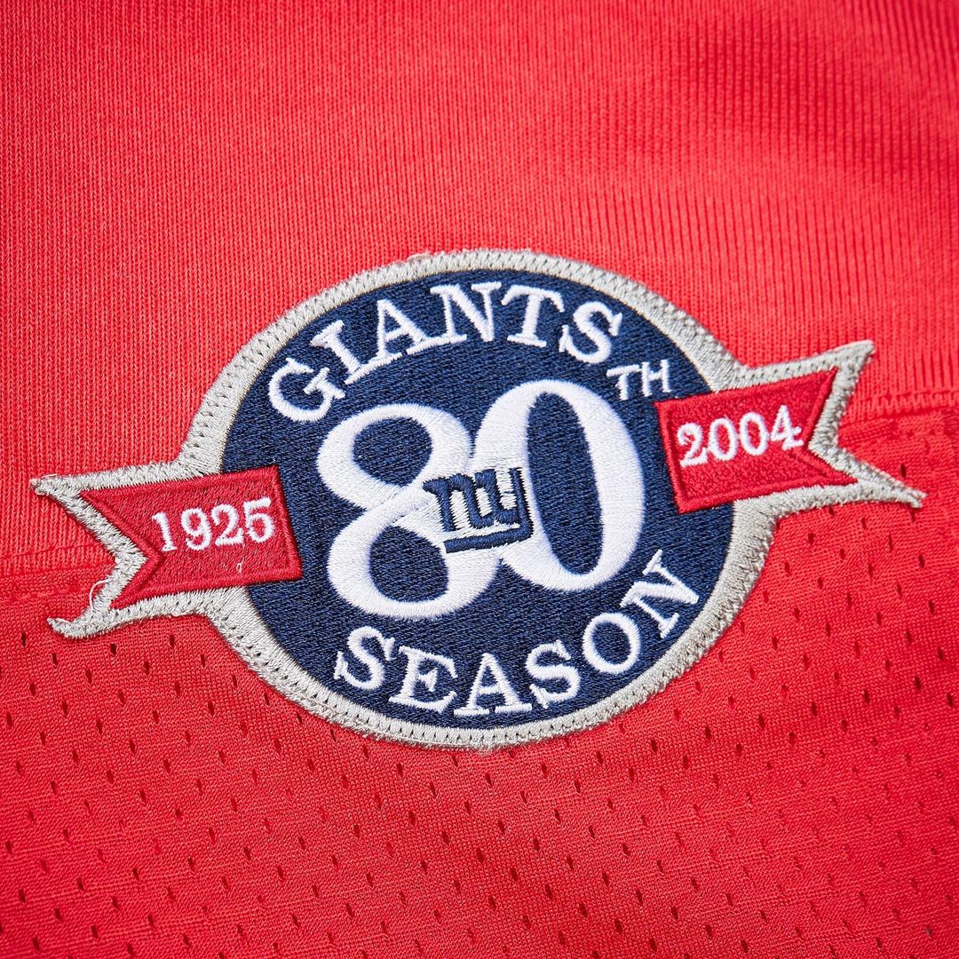 Eli Manning New York Giants 2004 Authentic Throwback Retired Player Jersey - Red