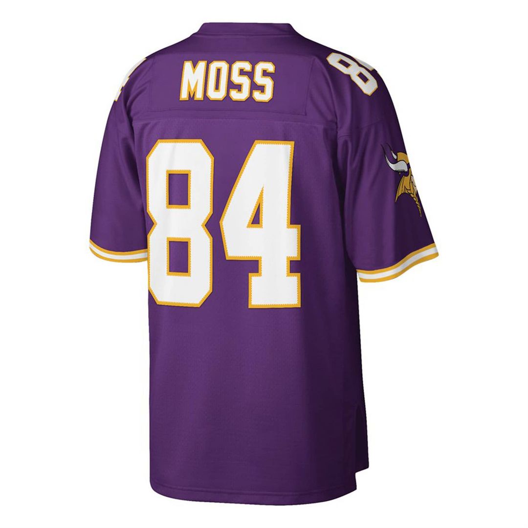Randy Moss Minnesota Vikings Big & Tall 1998 Retired Player Replica Jersey - Purple