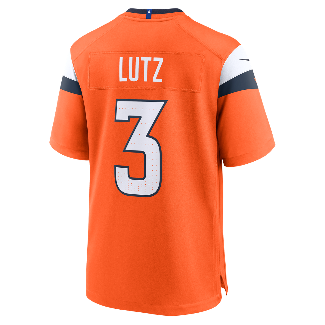 Wil Lutz Denver Broncos Team Game Jersey - Orange