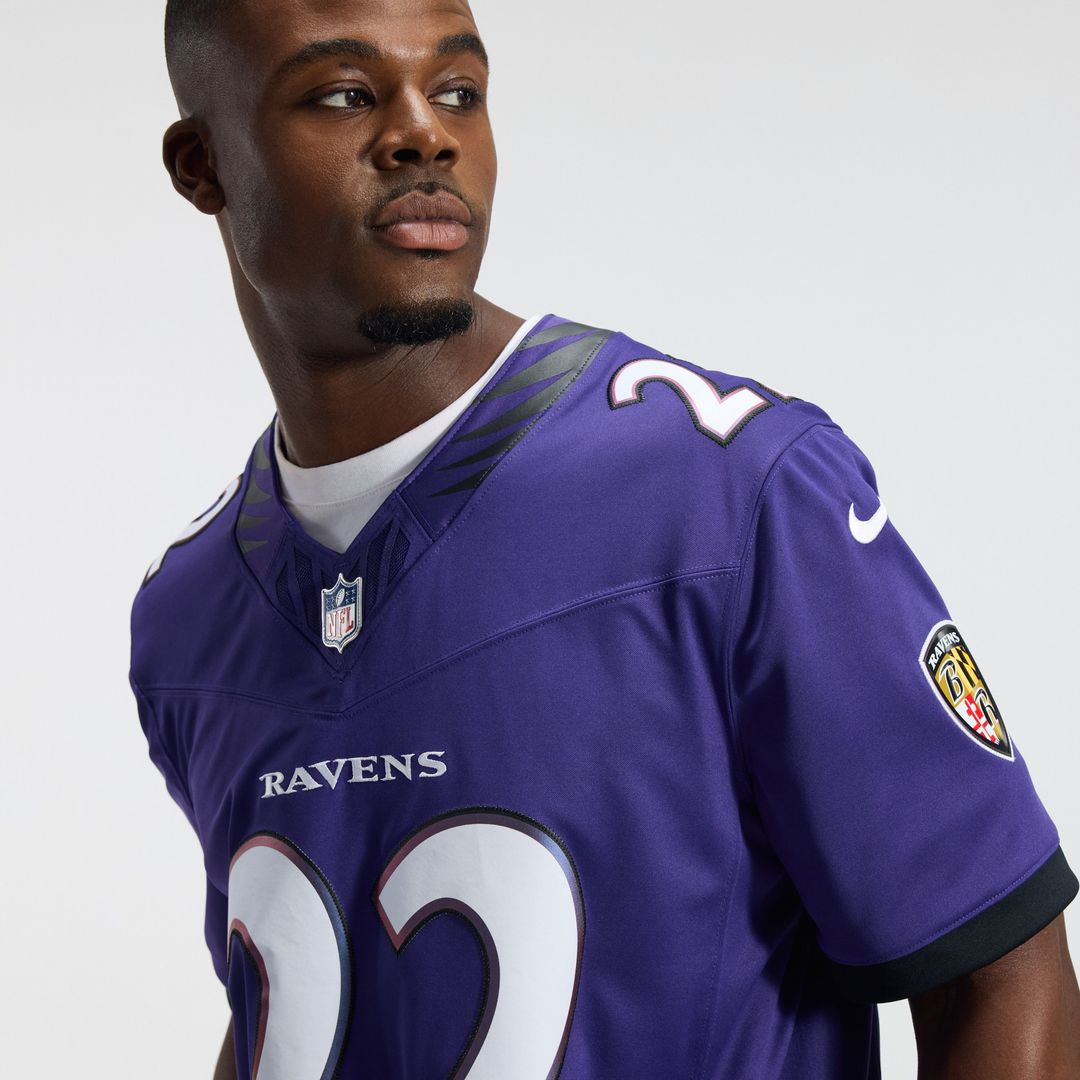 Derrick Henry Baltimore Ravens Vapor F.U.S.E. Stitched Limited Jersey - White