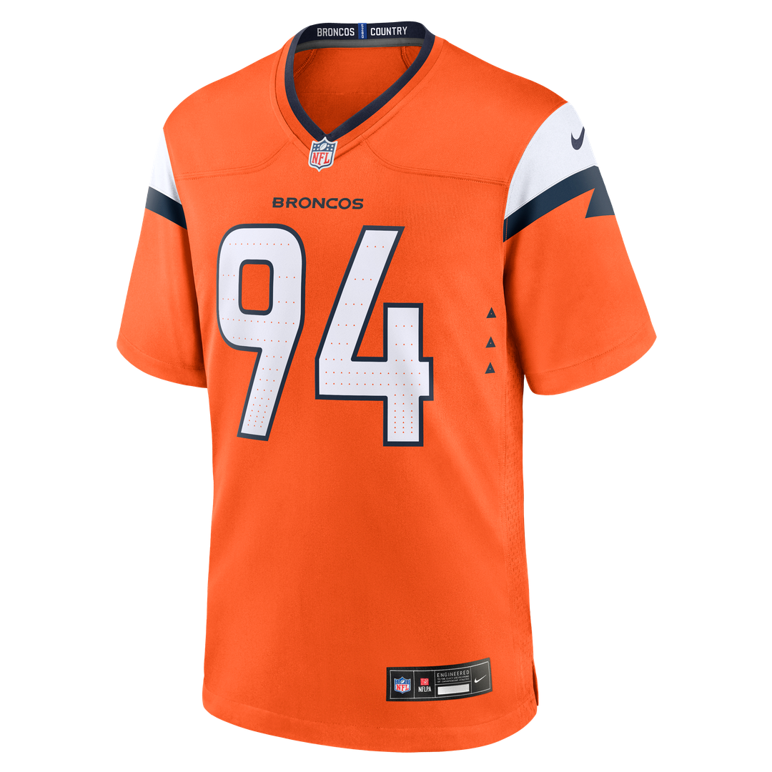 Jackson Denver Broncos Team Game Jersey - Orange