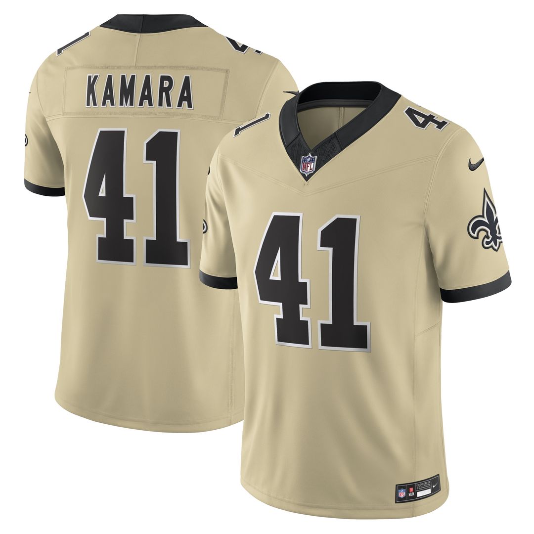 Alvin Kamara New Orleans Saints Gameday Golds Alternate Vapor F.U.S.E. Limited Jersey - Gold