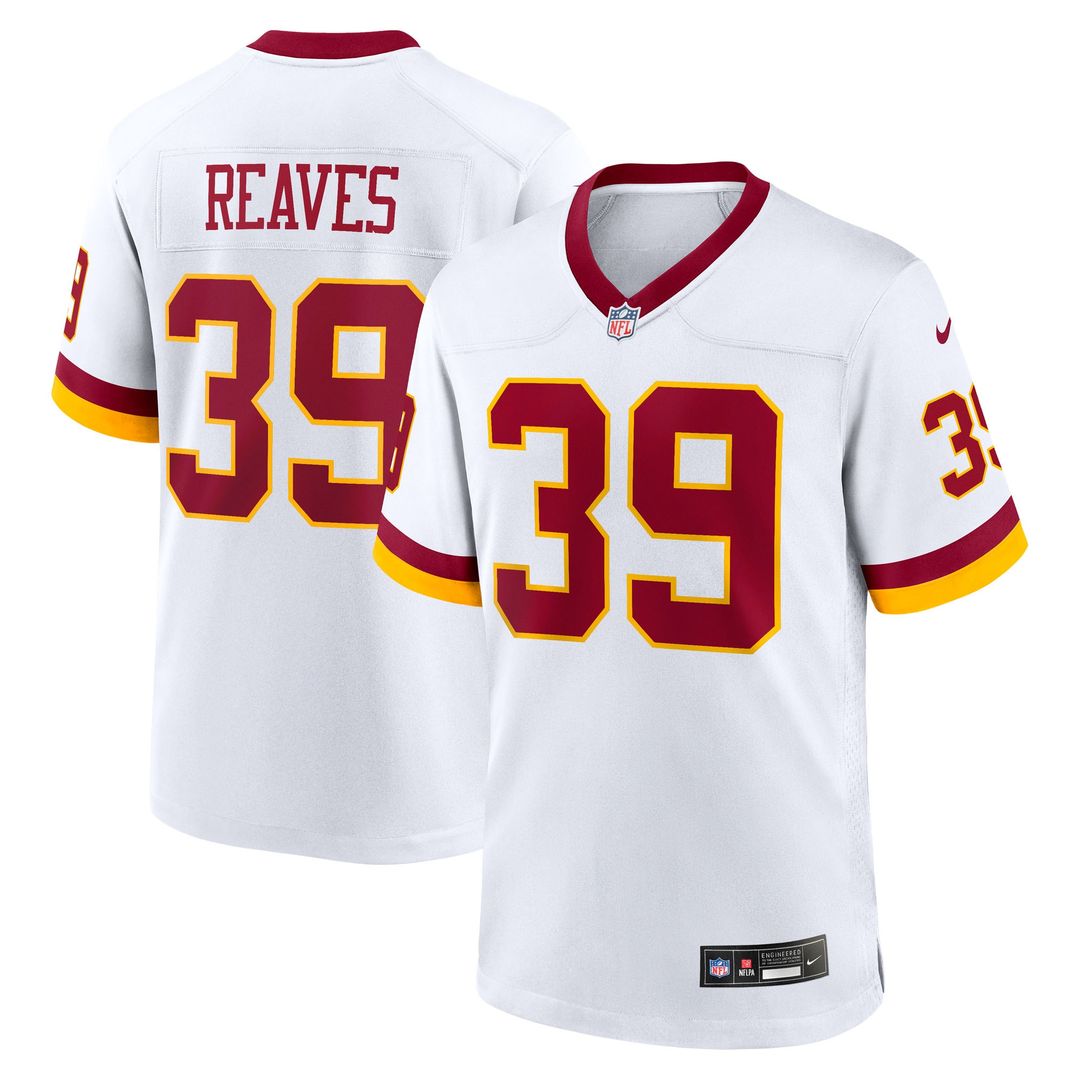 Jeremy Reaves Washington Commanders Game Jersey - Burgundy