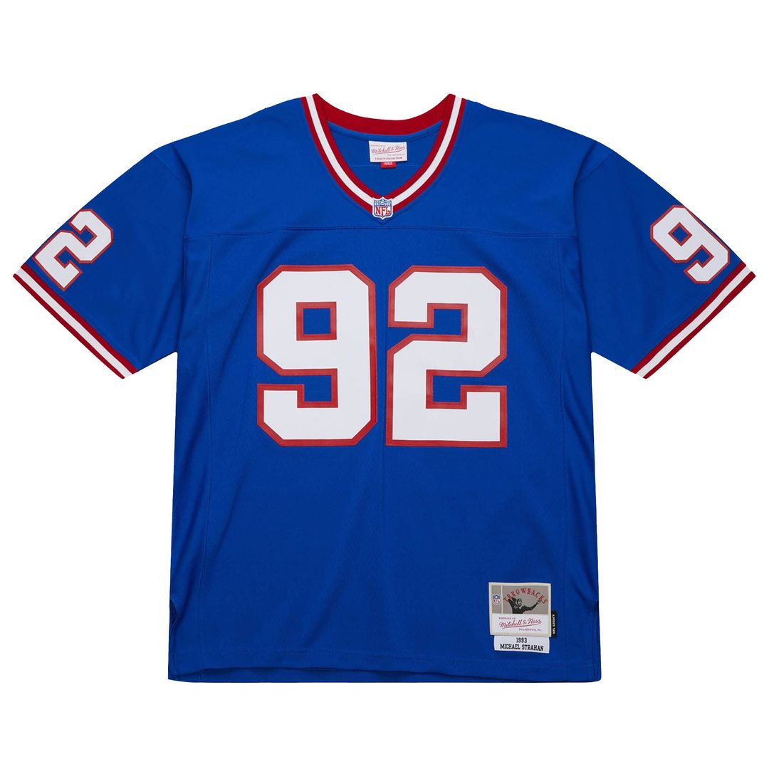 Michael Strahan New York Giants Big & Tall 1993 Retired Player Replica Jersey - Royal