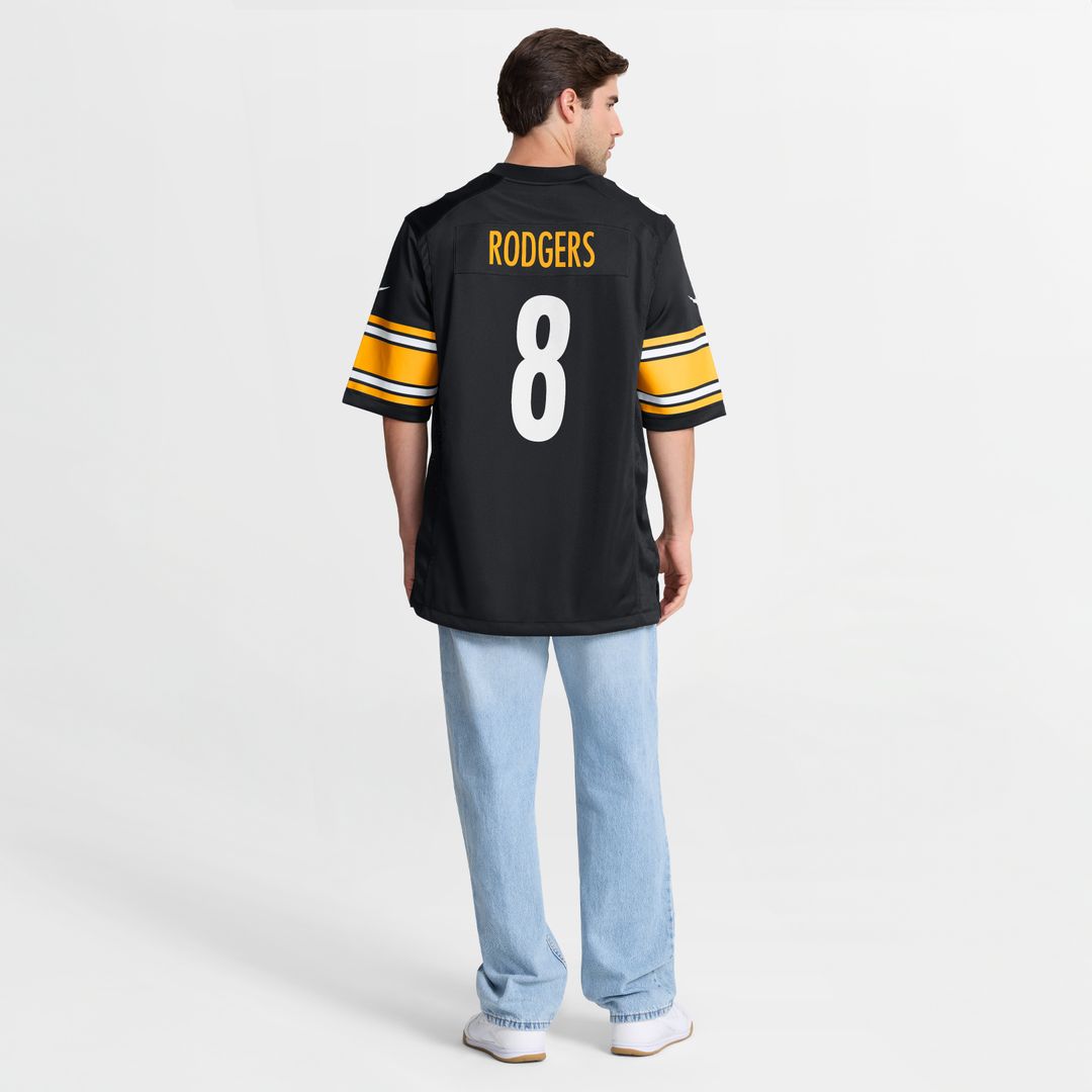 Aaron Rodgers Pittsburgh Steelers Alternate 1933 Throwback Game Jersey - Gold