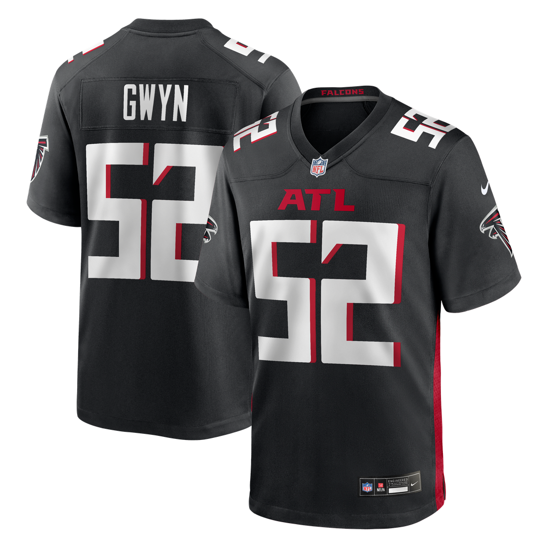 Jovaughn Gwyn Atlanta Falcons Team Game Jersey - Black