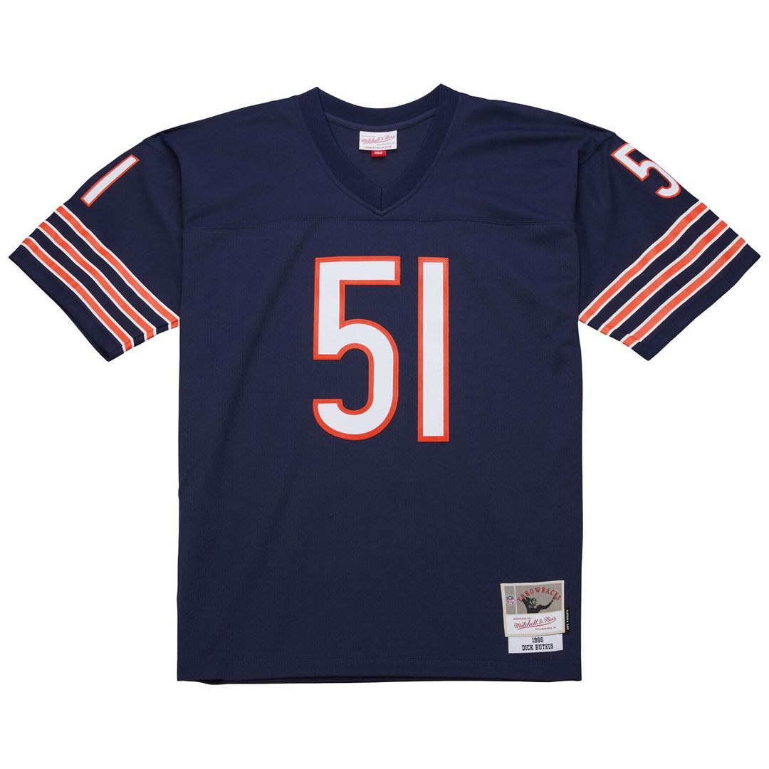 Dick Butkus Chicago Bears Legacy Replica Jersey - Navy