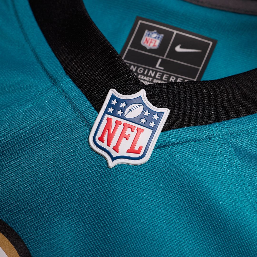 Foye Oluokun Jacksonville Jaguars Prowler Throwback Player Game Jersey - Teal