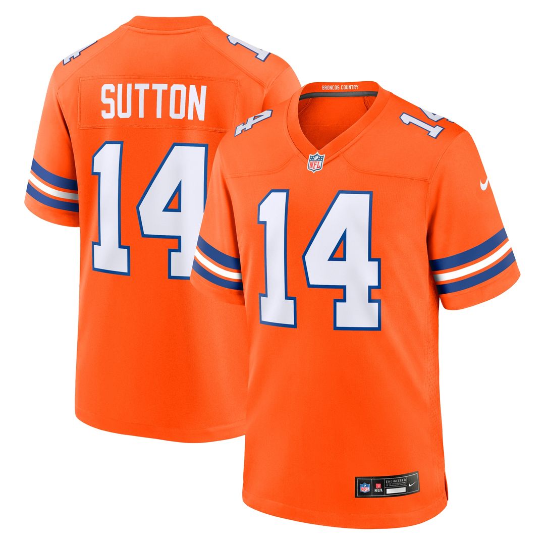 Courtland Sutton Denver Broncos Alternate Game Jersey - Orange