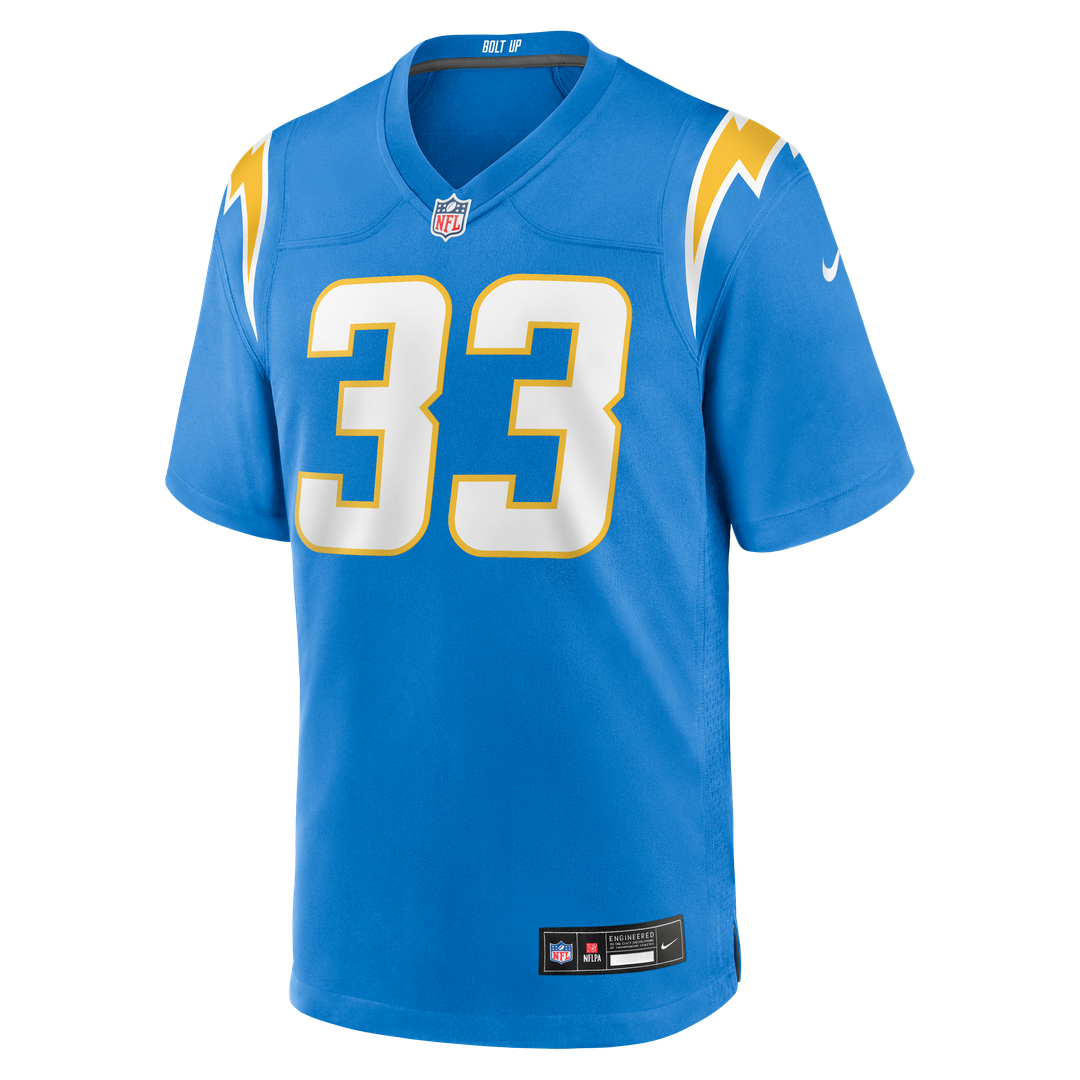 Deane Leonard Los Angeles Chargers Game Player Jersey - Powder Blue