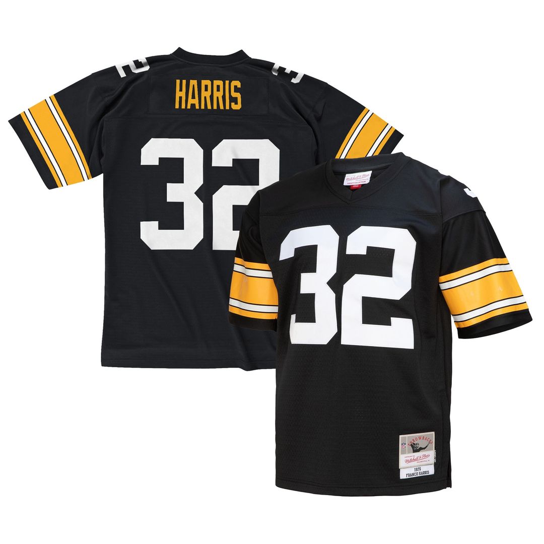 Franco Harris Pittsburgh Steelers Legacy Replica Jersey - Black