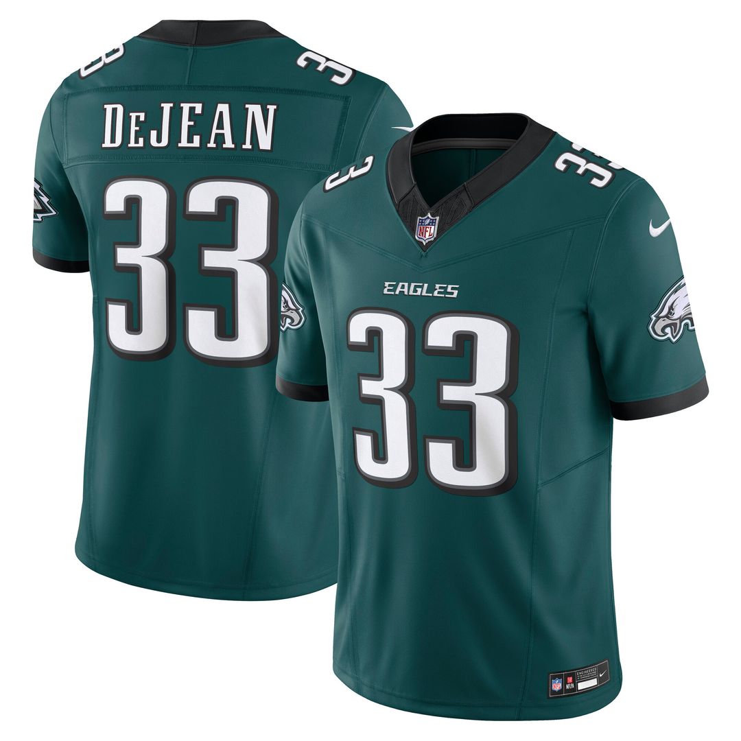 Cooper DeJean Philadelphia Eagles Team Vapor F.U.S.E. Limited Jersey - Midnight Green