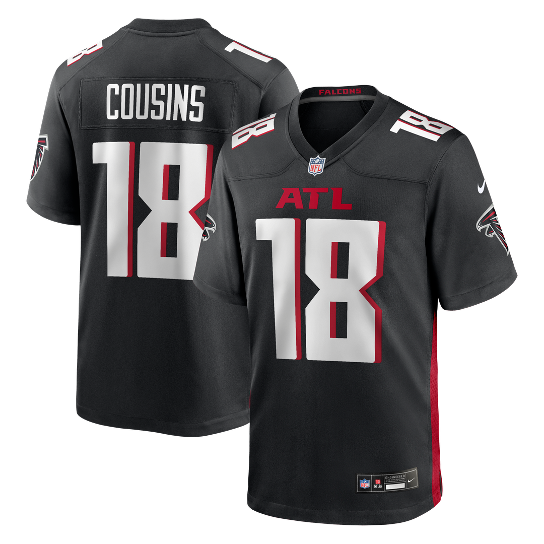 Kirk Cousins Atlanta Falcons Game Player Jersey - Black