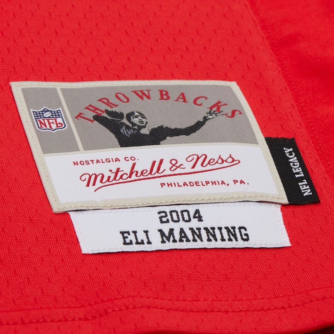 Eli Manning New York Giants 2004 Team Legacy Retired Player Big & Tall Jersey - Red