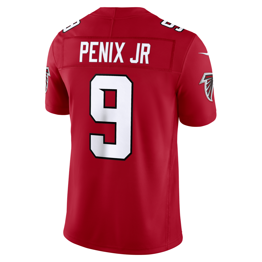 Michael Penix Jr. Atlanta Falcons Vapor F.U.S.E. Stitched Limited Jersey - Red