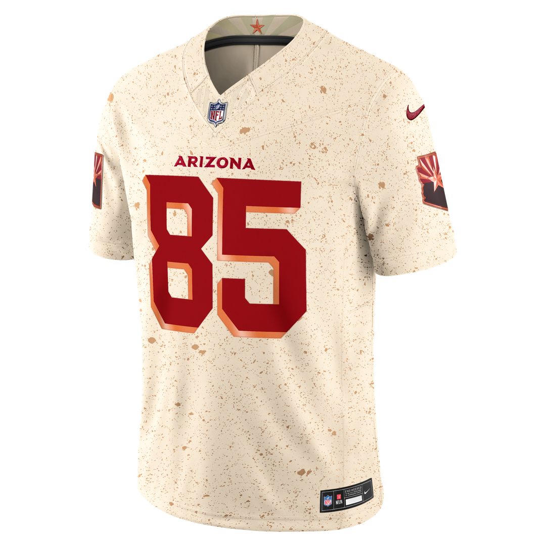 Trey McBride Arizona Cardinals 2025 Rivalries Collection Stitched Limited Jersey - Natural