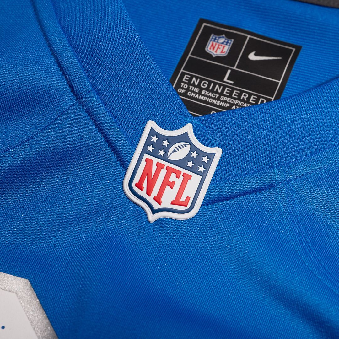 Arthur Maulet Detroit Lions Team Game Jersey - Blue